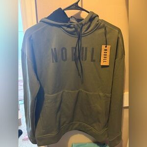NOBULL hoodie army green NWT size small